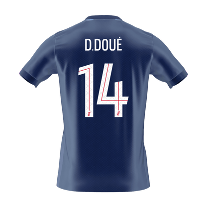 D.DOUÉ #14 PSG Hazai Futball Mez 2025/26 Sötétkék