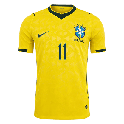 RAPHINHA #11 Brazília Játékos Verzió Hazai Mez Világbajnoki 2026 Sárga