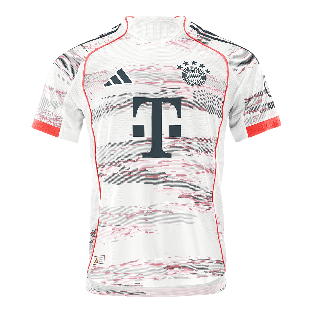Játékos Bayern Munich Idegenbeli Soccer Mez 2025/26 Fehér