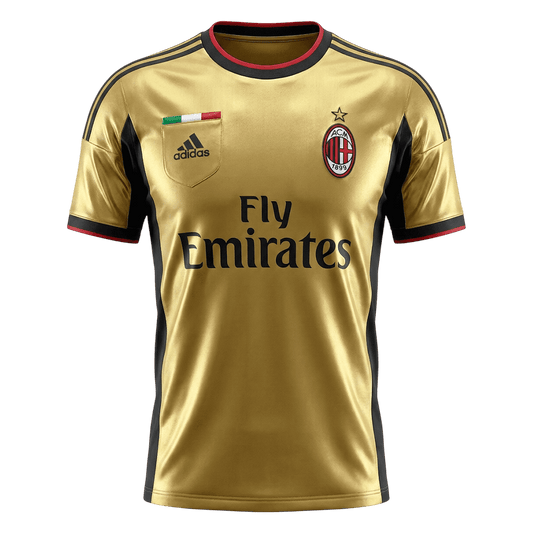 AC Milan Idegenbeli Retro Futball Mez 2013/14 Sárga 2025/26