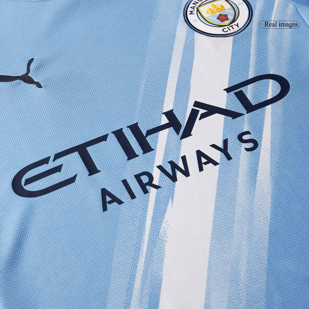 Manchester City Hazai Szett (Mez + Nadrág + Zokni) Mez 2025/26 Kék