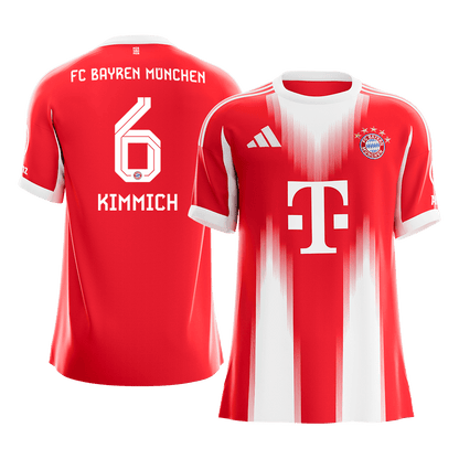 KIMMICH #6 Bayern Munich Hazai Futball Mez 2025/26 Piros