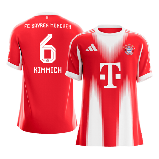 KIMMICH #6 Bayern Munich Hazai Futball Mez 2025/26 Piros