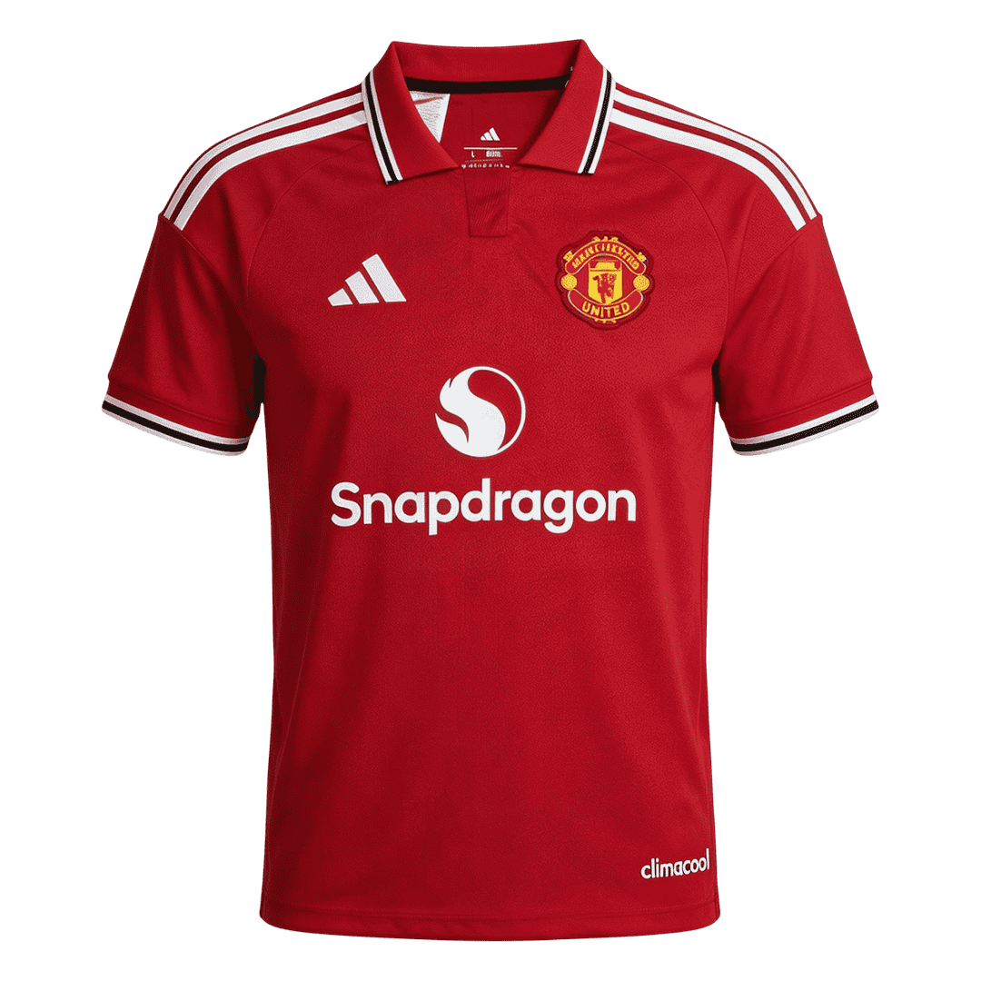 B.FERNANDES #8 Manchester United Hazai Mez 2026/27 Piros
