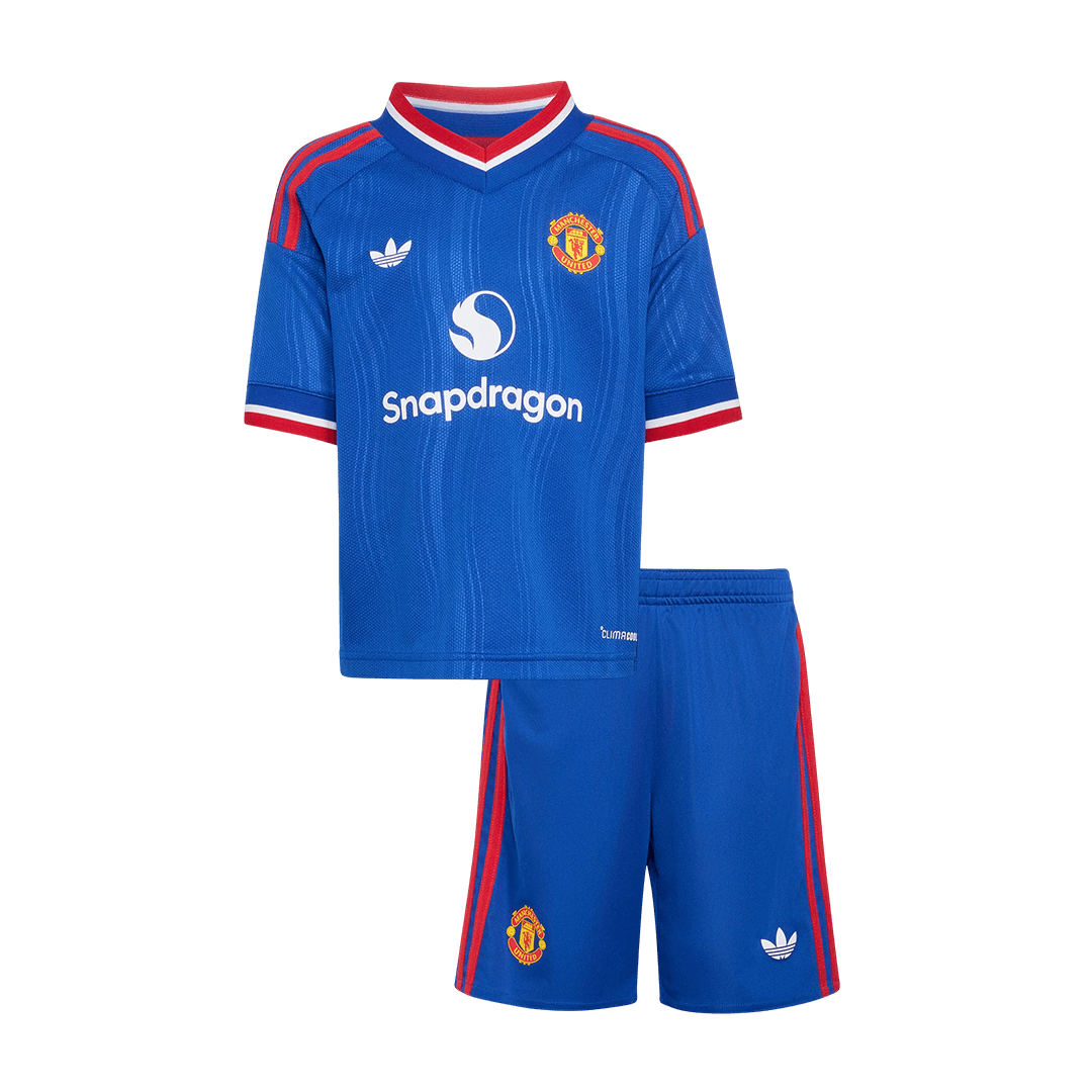 Manchester United Gyerek Idegenbeli Mez 2026/27 Kék