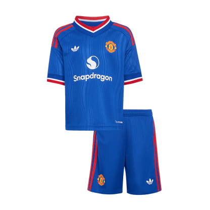 Manchester United Gyerek Idegenbeli Mez 2026/27 Kék