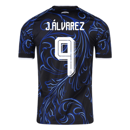 J. ÁLVAREZ #9 Argentína Idegenbeli Mez 2026 Fekete