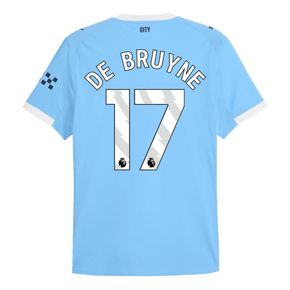 DE BRUYNE #17 Manchester City Játékos Otthon Mez 2025/26 Kék