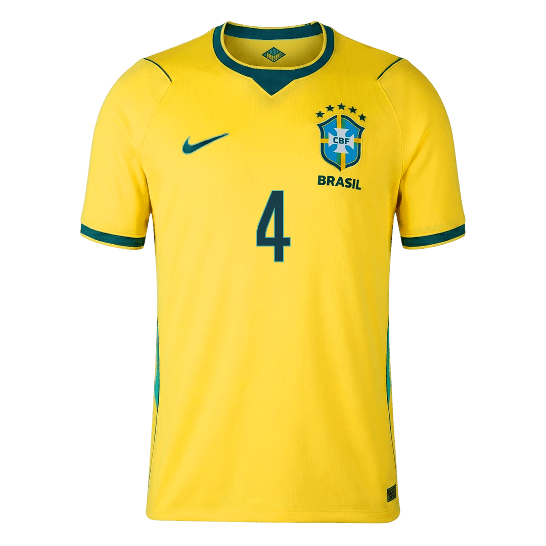 MARQUINHOS #4 Brazília Hazai Mez 2026 Sárga