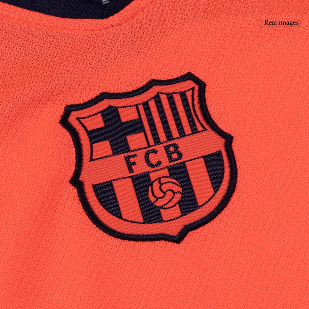 Barcelona Gyerek Idegenbeli Harmadik Mez Készlet(Mez+Nadrág+Zokni) 2025/26 Narancs