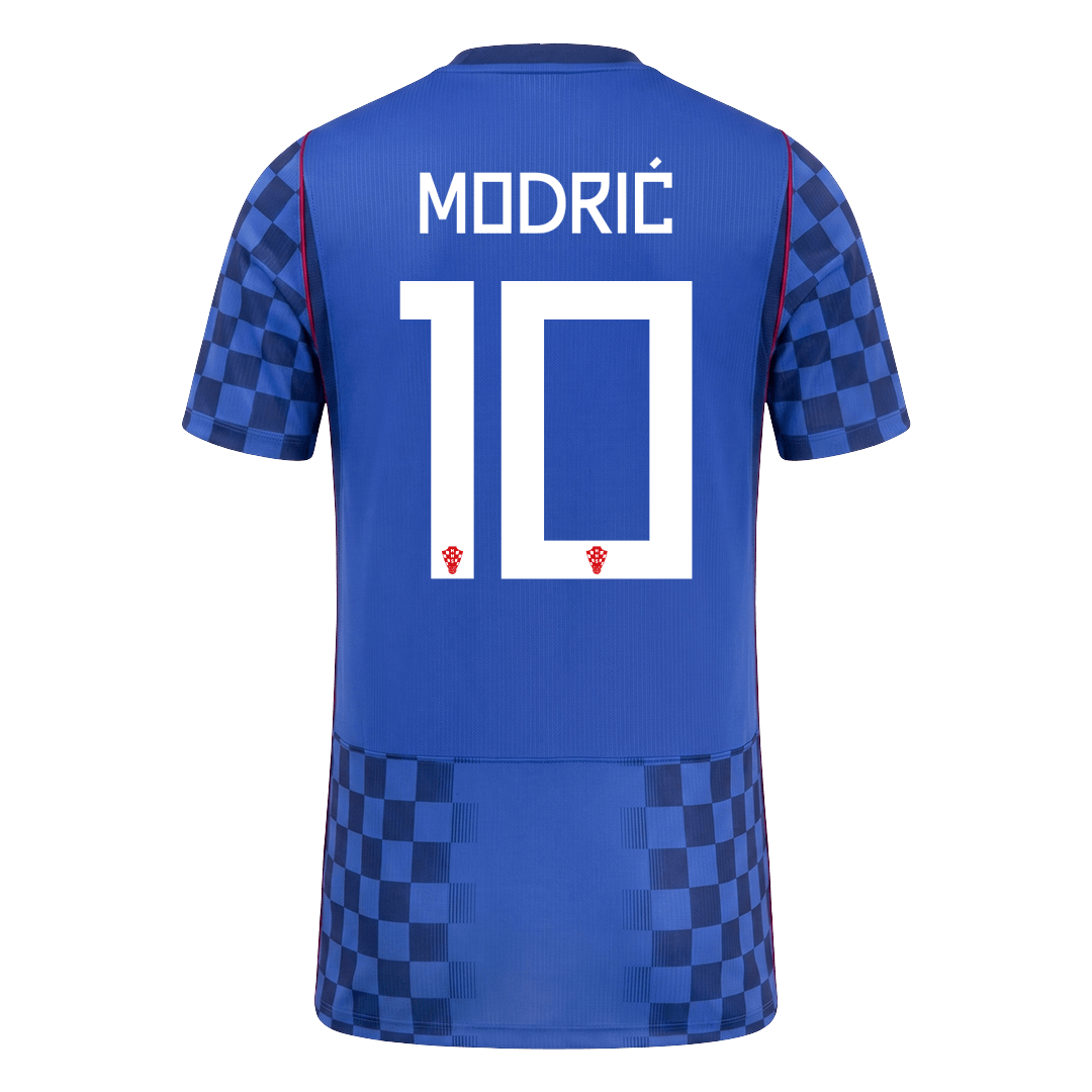 MODRIĆ #10 Horvátország Játékos Verzió Idegenbeli Mez Világbajnoki 2026 Kék