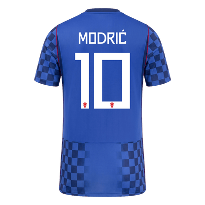 MODRIĆ #10 Horvátország Játékos Verzió Idegenbeli Mez Világbajnoki 2026 Kék