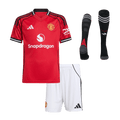 Gyerek Manchester United 
Otthoni 
Mez 
Készlet (Mez + Nadrág + Zokni) 
2025/26 
Piros
