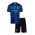 Kid's Inter Milan Otthon Soccer Mez Készlet(Mez+Rövidnadrág) 2025/26 Kék&Fekete