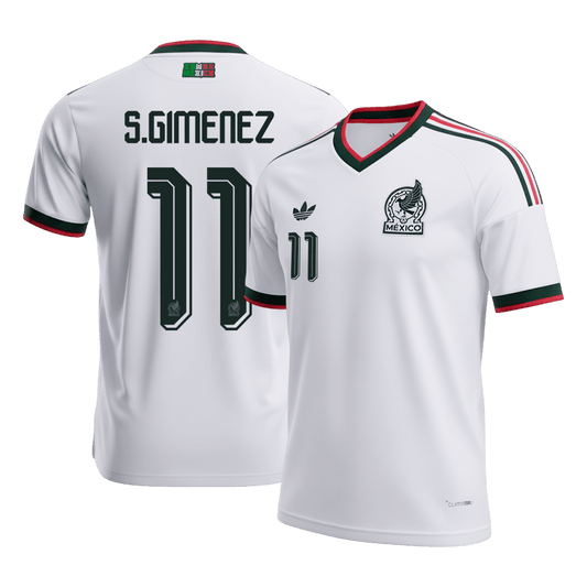 S.GIMENEZ #11 Mexikó Idegenbeli Mez 2026 Fehér