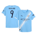HAALAND #9 Manchester City Játékos Otthon Mez 2025/26 Kék