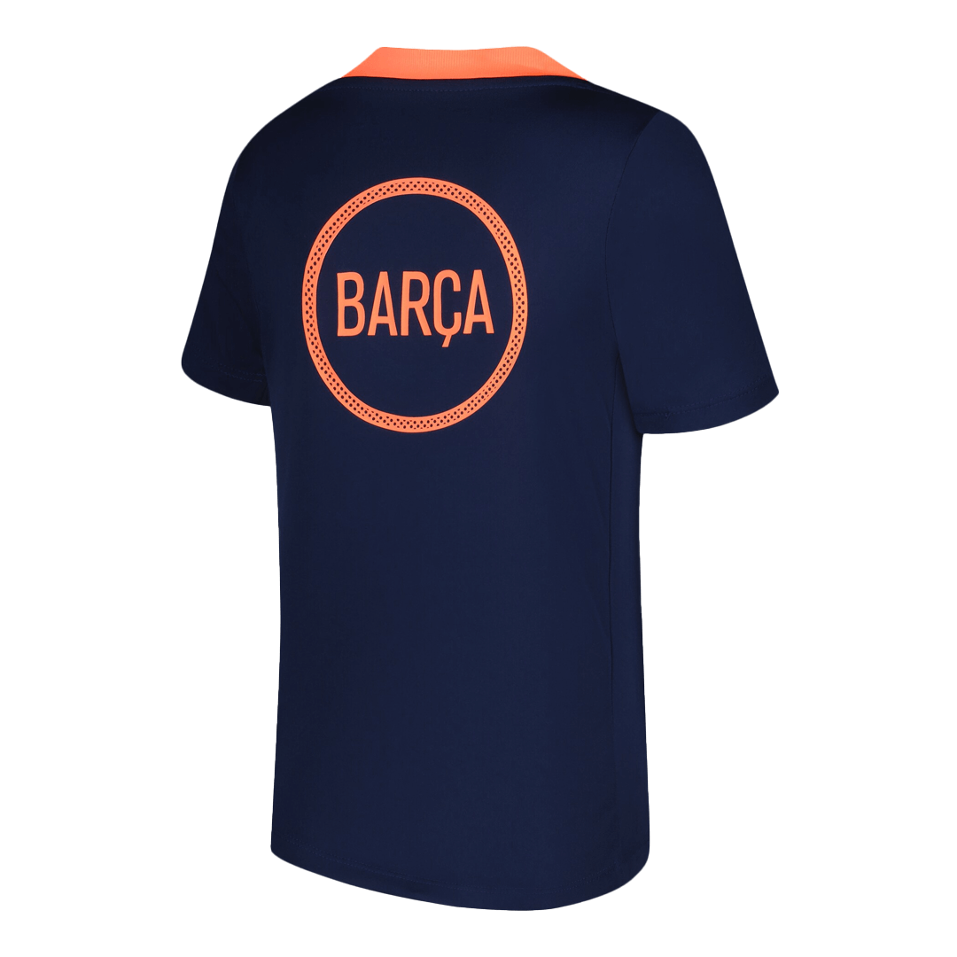 Barcelona Meccs Előtti Futball Mez 25/26 Narancs&Fekete