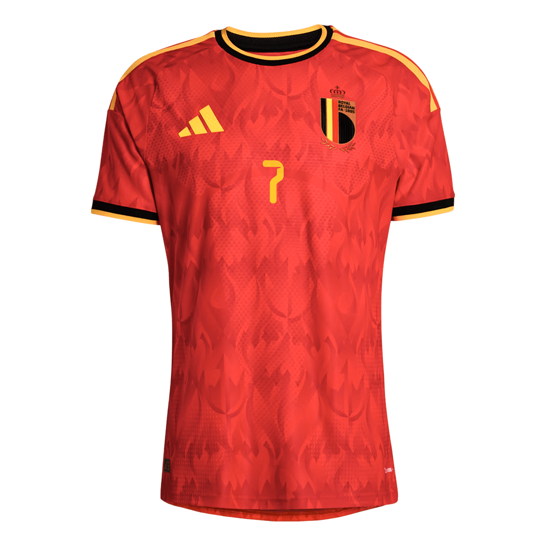 DE BRUYNE #7 Belgium Hazai Világbajnoki Mez 2026 Piros