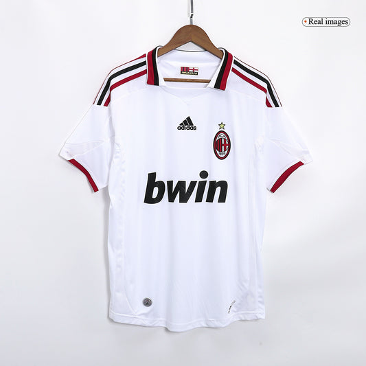 AC Milan Idegenbeli Retro Futball Mez 2009/10 Fehér 2025/26