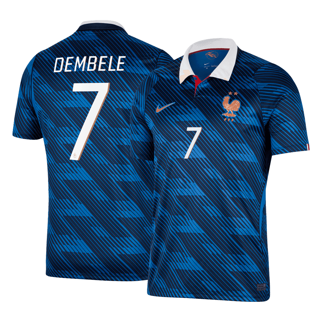 DEMBELE #7 Franciaország Hazai Világbajnoki Mez 2026 Kék