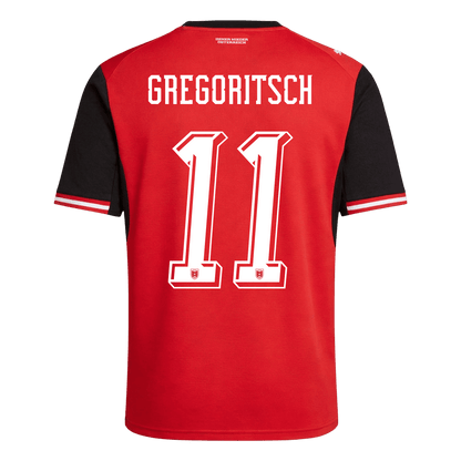 GREGORITSCH #11 Ausztria Hazai Világbajnoki Mez 2026 Piros