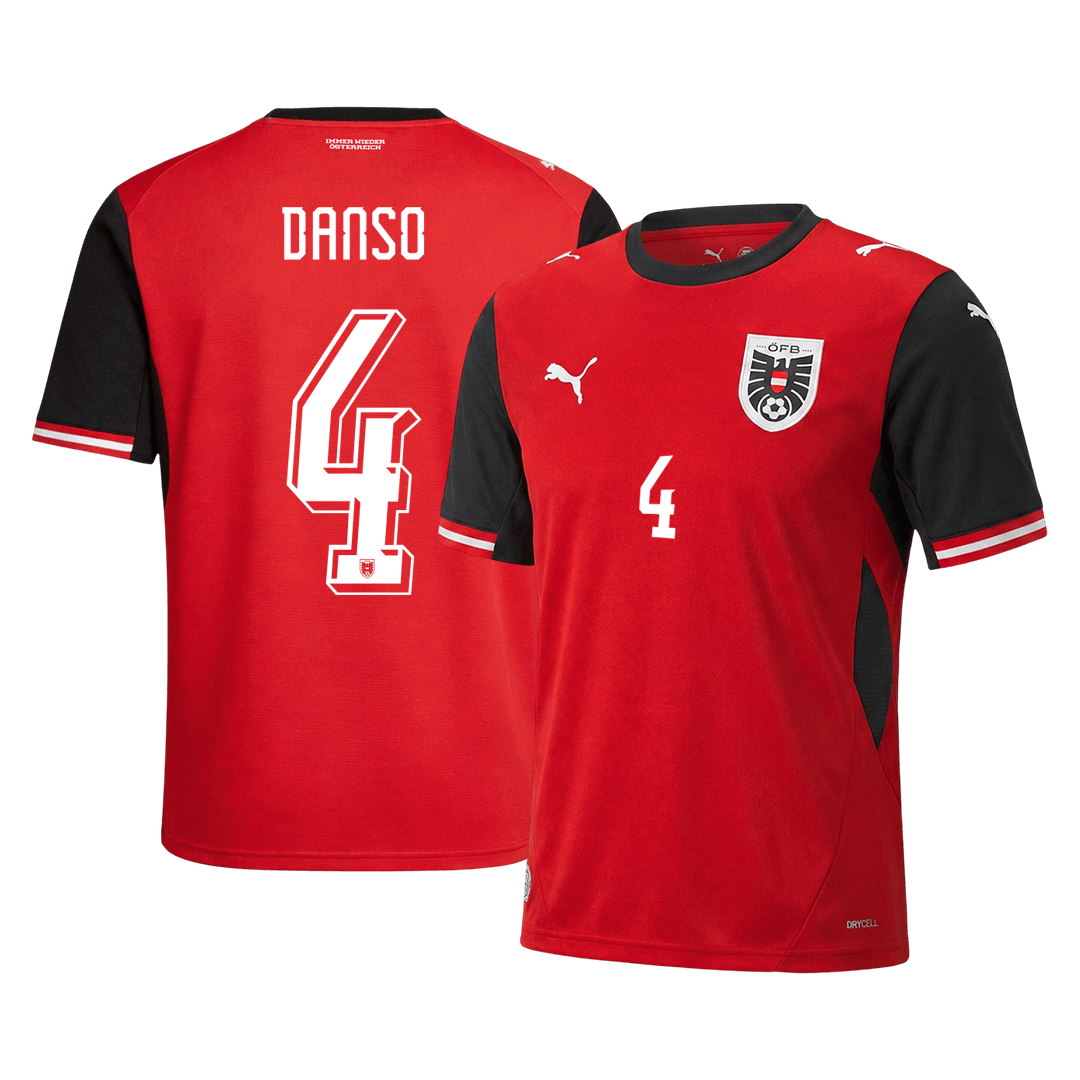 DANSO #4 Ausztria Hazai Mez Világbajnoki 2026 Piros
