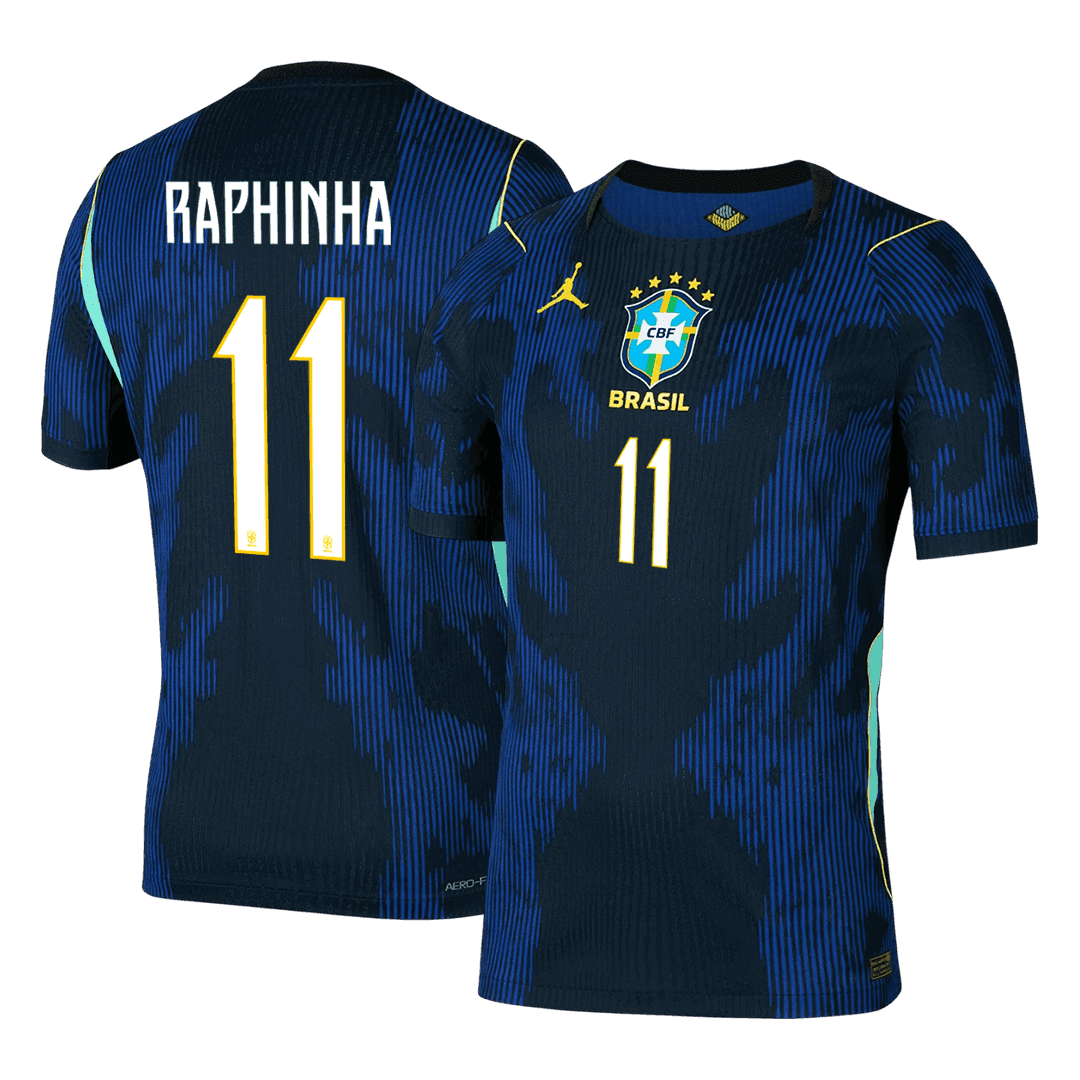 RAPHINHA #11 Brazília Játékos Verzió Idegenbeli Mez Világbajnoki 2026