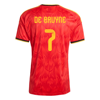 DE BRUYNE #7 Belgium Hazai Világbajnoki Mez 2026 Piros