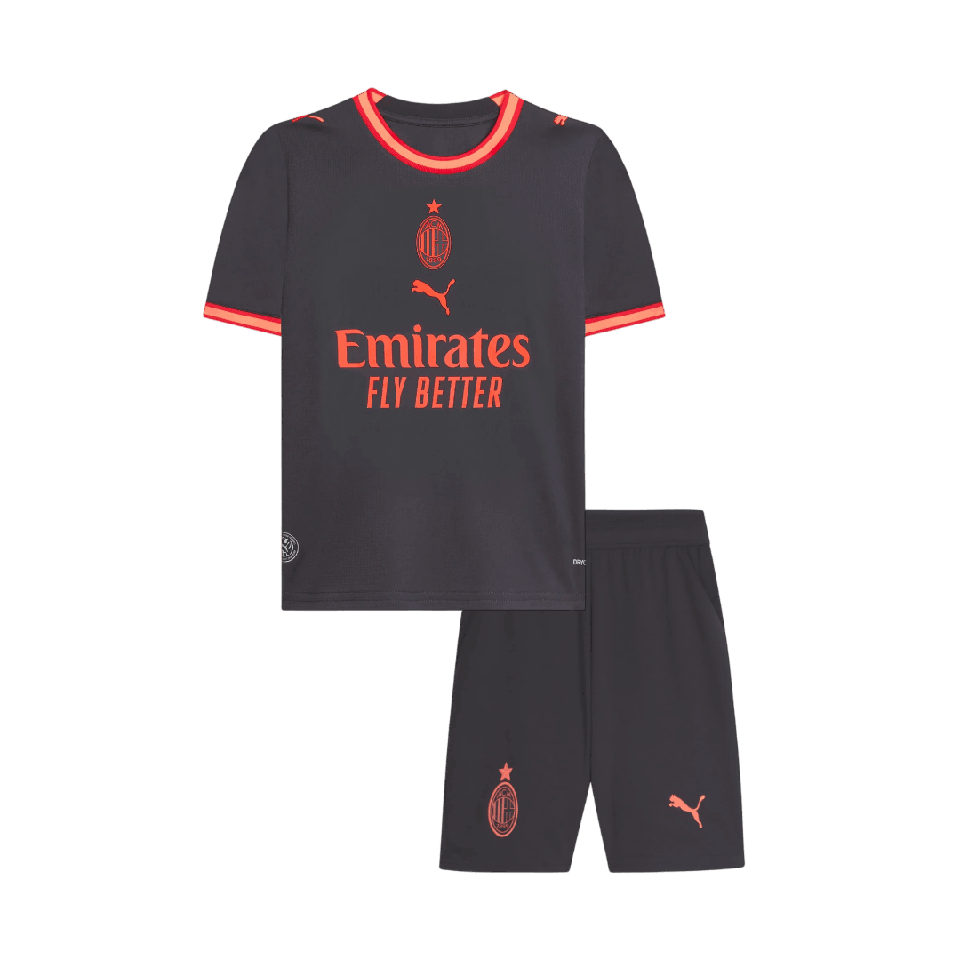 AC Milan Gyerek Harmadik Mez 2026/27 Fekete