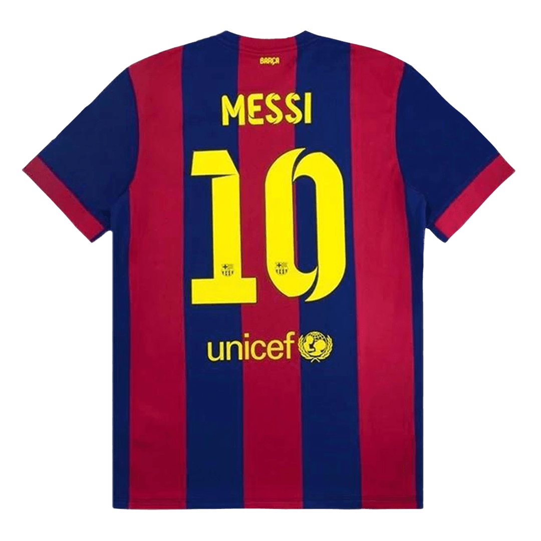 MESSI #10 Barcelona Otthon Retro Mez 2014/15 2025/26