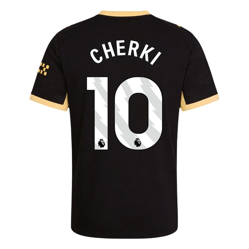 CHERKI #10 Manchester City Játékos Verzió Idegenbeli Mez 2026/27 Fekete