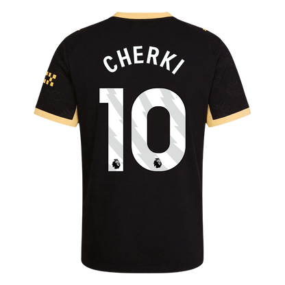 CHERKI #10 Manchester City Játékos Verzió Idegenbeli Mez 2026/27 Fekete