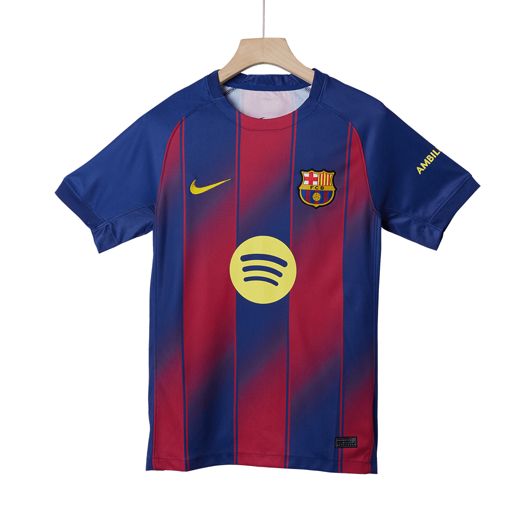 RASHFORD #14 Barcelona Otthon Soccer Mez 2025/26 Piros&Kék - UCL