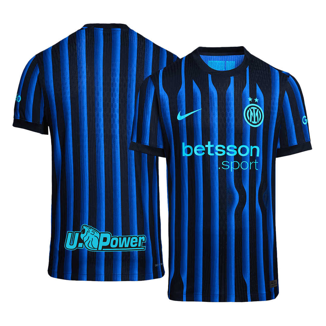 Játékos Inter Milan Otthon Soccer Mez 2025/26 Kék&Fekete