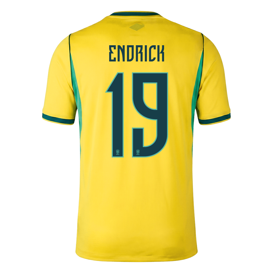 ENDRICK #19 Brazília Hazai Mez 2026 Sárga