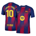 LAMINE YAMAL #10 Játékos Barcelona Otthon Soccer Mez 2025/26 Piros&Kék - UCL