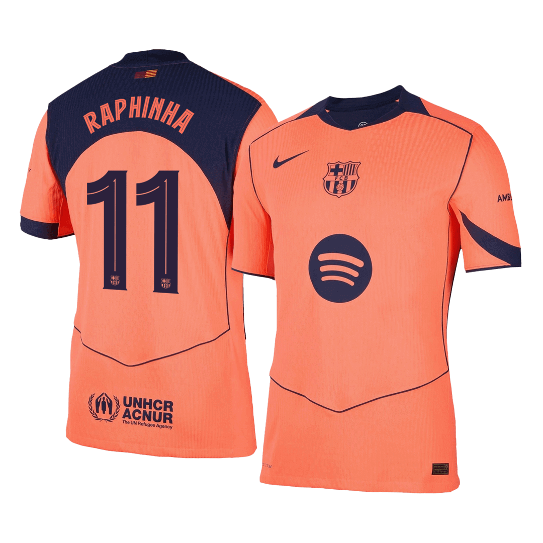 RAPHINHA #11 Barcelona Játékos Idegenbeli Harmadik Mez 2025/26