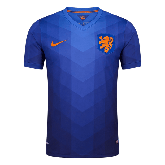Hollandia Idegenbeli Retro Futball Mez 20/14 Kék