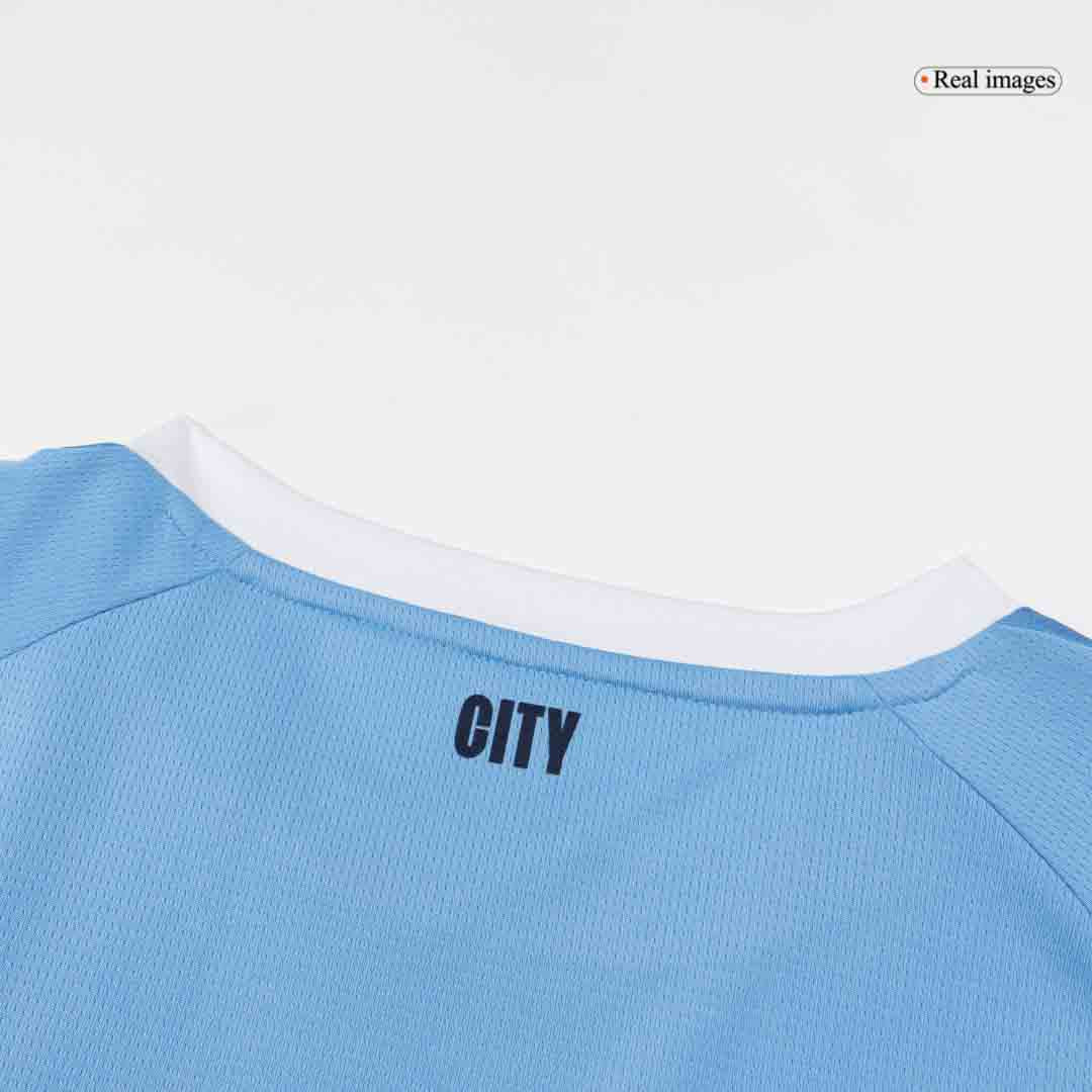 RODRIGO #16 Manchester City Otthoni Futball Mez 2025/26 Kék
