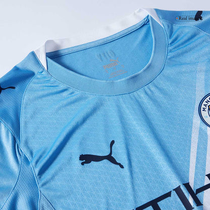 DE BRUYNE #17 Manchester City Játékos Otthon Mez 2025/26 Kék