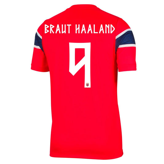 BRAUT HAALAND #9 Norvégia Hazai Világbajnoki Mez 2026