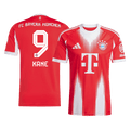 KANE #9 Bayern Munich Otthon Soccer Mez 2025/26 Piros