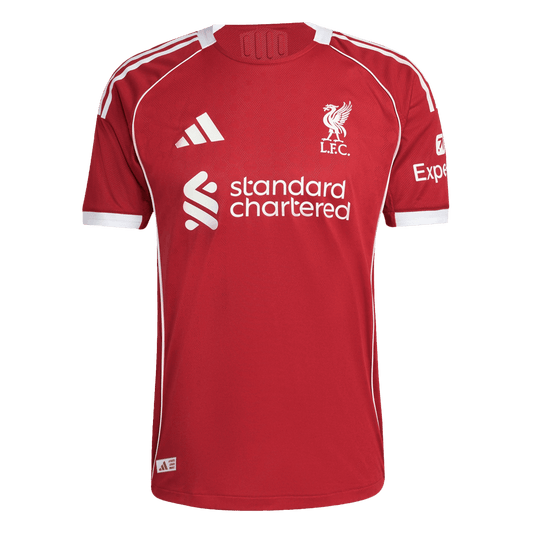 SZOBOSZLAI #8 Liverpool Játékos Otthon Mez 2025/26 Piros