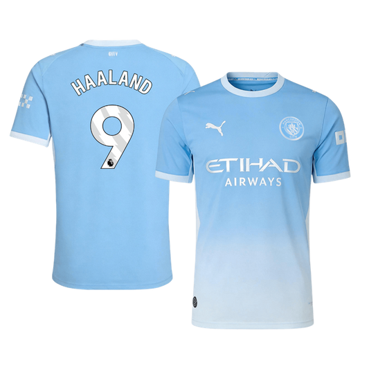 HAALAND #9 Manchester City Játékos Verzió Hazai Mez 2026/27 Kék