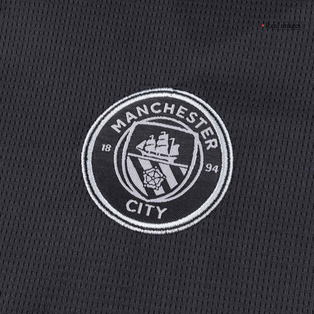 Manchester City Gyerek Idegenbeli Mez Készlet(Mez+Nadrág+Zokni) 2025/26 Fekete