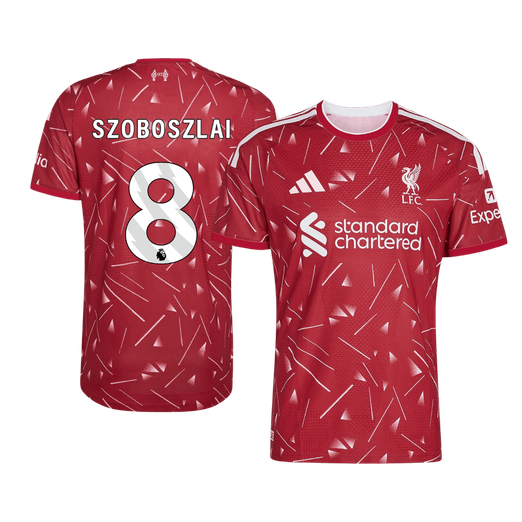 SZOBOSZLAI #8 Liverpool Játékos Verzió Hazai Mez 2026/27 Piros