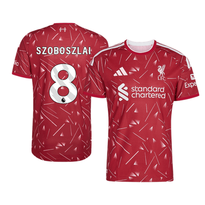 SZOBOSZLAI #8 Liverpool Játékos Verzió Hazai Mez 2026/27 Piros