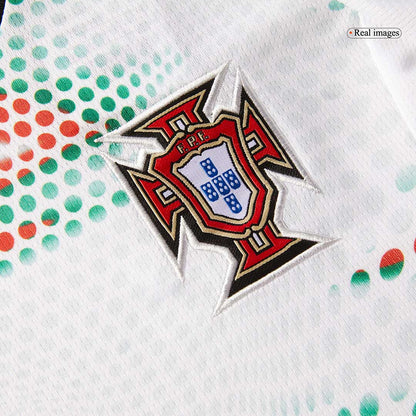 Női RONALDO #7 Portugália Idegenbeli Futball Mez 2025 Fehér