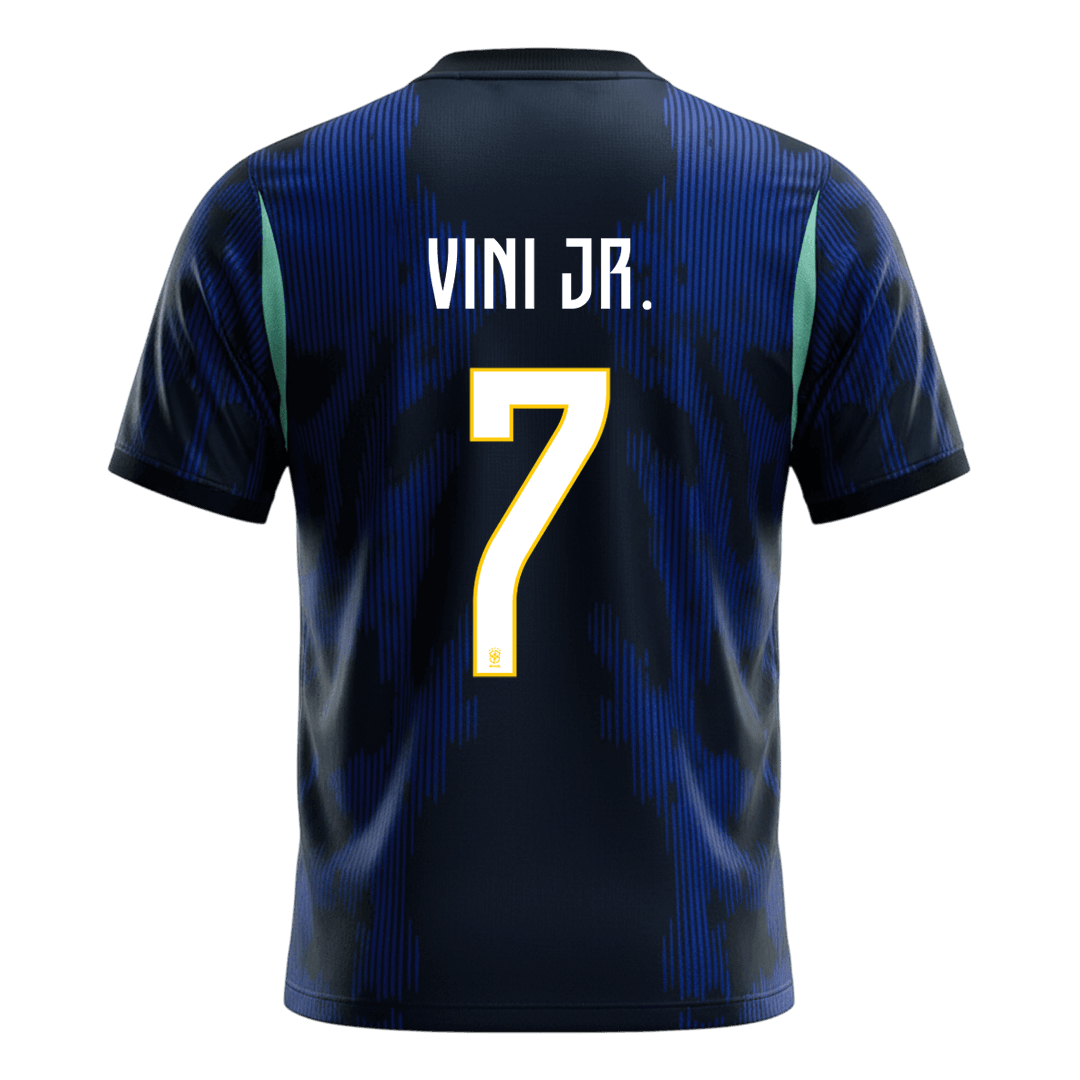 VINI JR. #7 Brazília Idegenbeli Mez 2026 Sötétkék