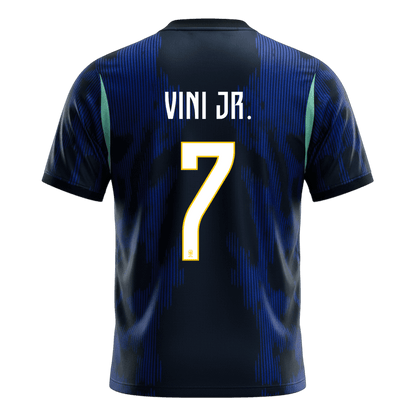 VINI JR. #7 Brazília Idegenbeli Mez 2026 Sötétkék